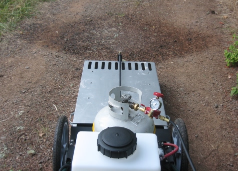 Sunburst Cart with spray turned on